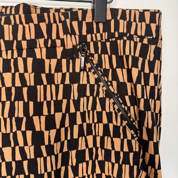 Addition Elle Michel Studio Tan & Black Graphic Print Ankle Size 16 - Picture 10 of 12